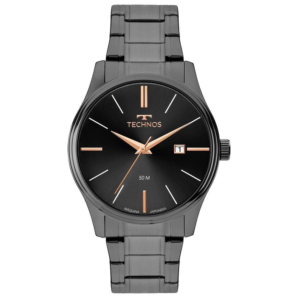 Relógio Technos Masculino Steel Grafite - 2115ubm-1p