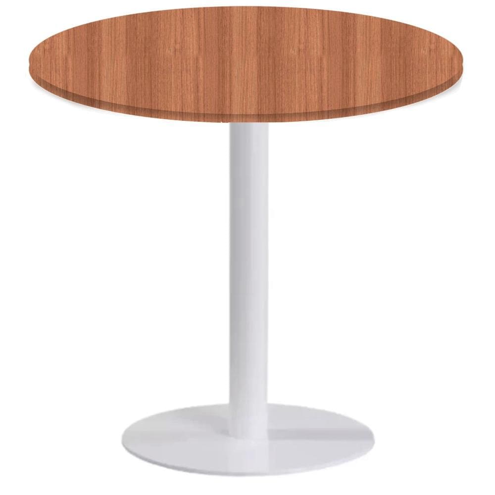 Mesa Pisa Beta Fratini Disco Redondo Branco Tampo MDP