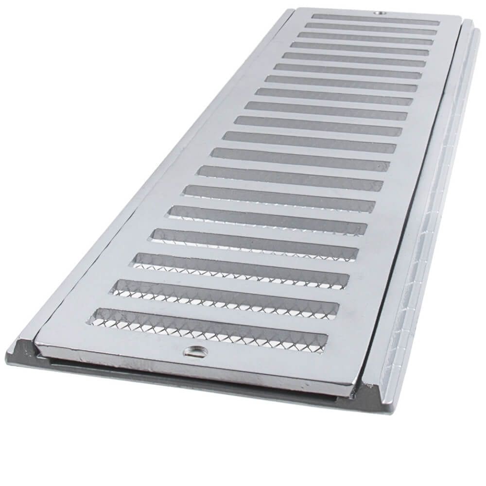 Grelha e Porta Grelha de Alumínio com Tela 15x50cm - CJ1550CTE - LGMAIS