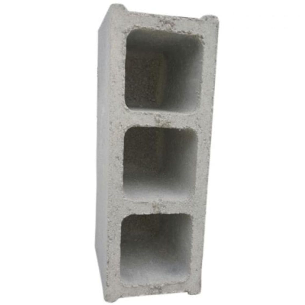 Bloco de Concreto Vedação 14x19x39cm com Fundo - VBBLOCOS