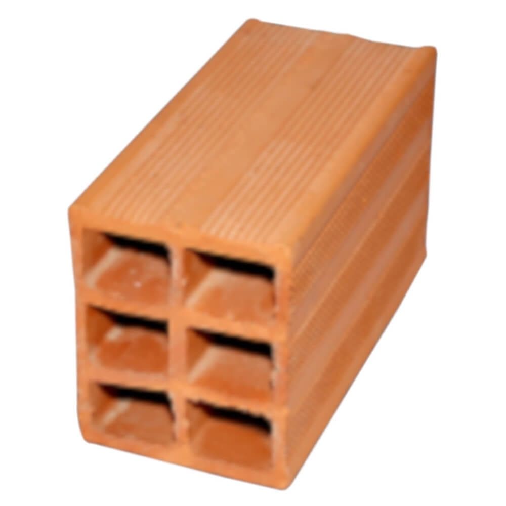 Bloco Cerâmico Baiano 11,5x14x24cm - SAFIRA