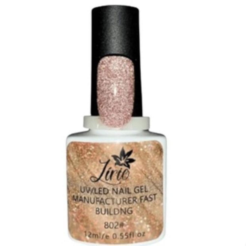 Esmalte Gel Lirió Unha Profissional Griter Dourado Refletivo