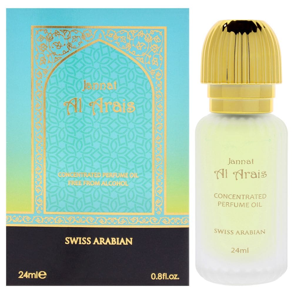 Óleo de perfume da Arábia Suíça Jannat Al Arais 24mL
