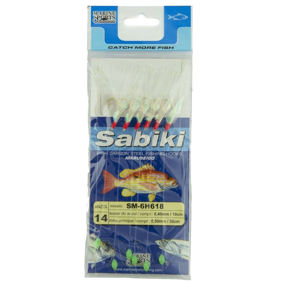 isca Sabiki com 6 Anzol N°14 - 0009064 - ARTPESCA