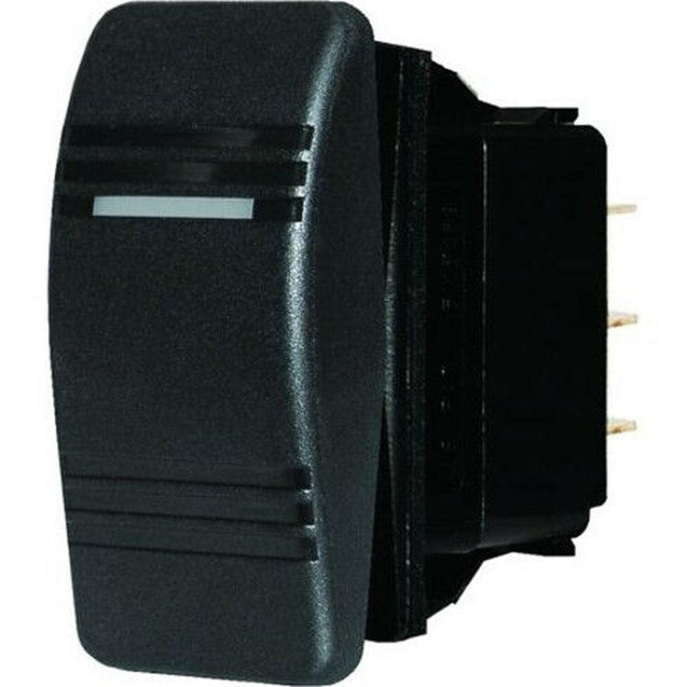 Botão Interruptor ON OFF Preto Com Led Branco 3 Pinos