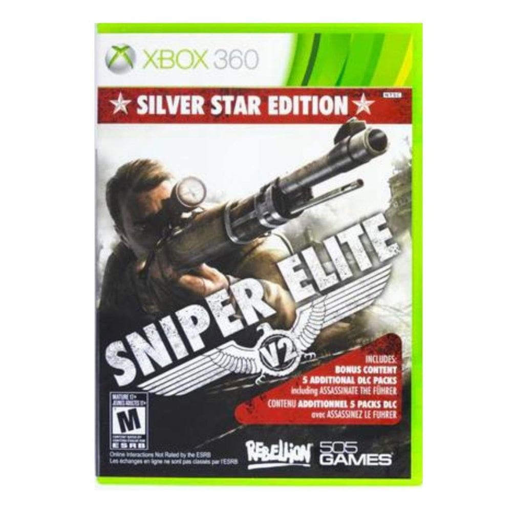 Jogo Sniper Elite V2 Xbox 360 Silver Star Edition