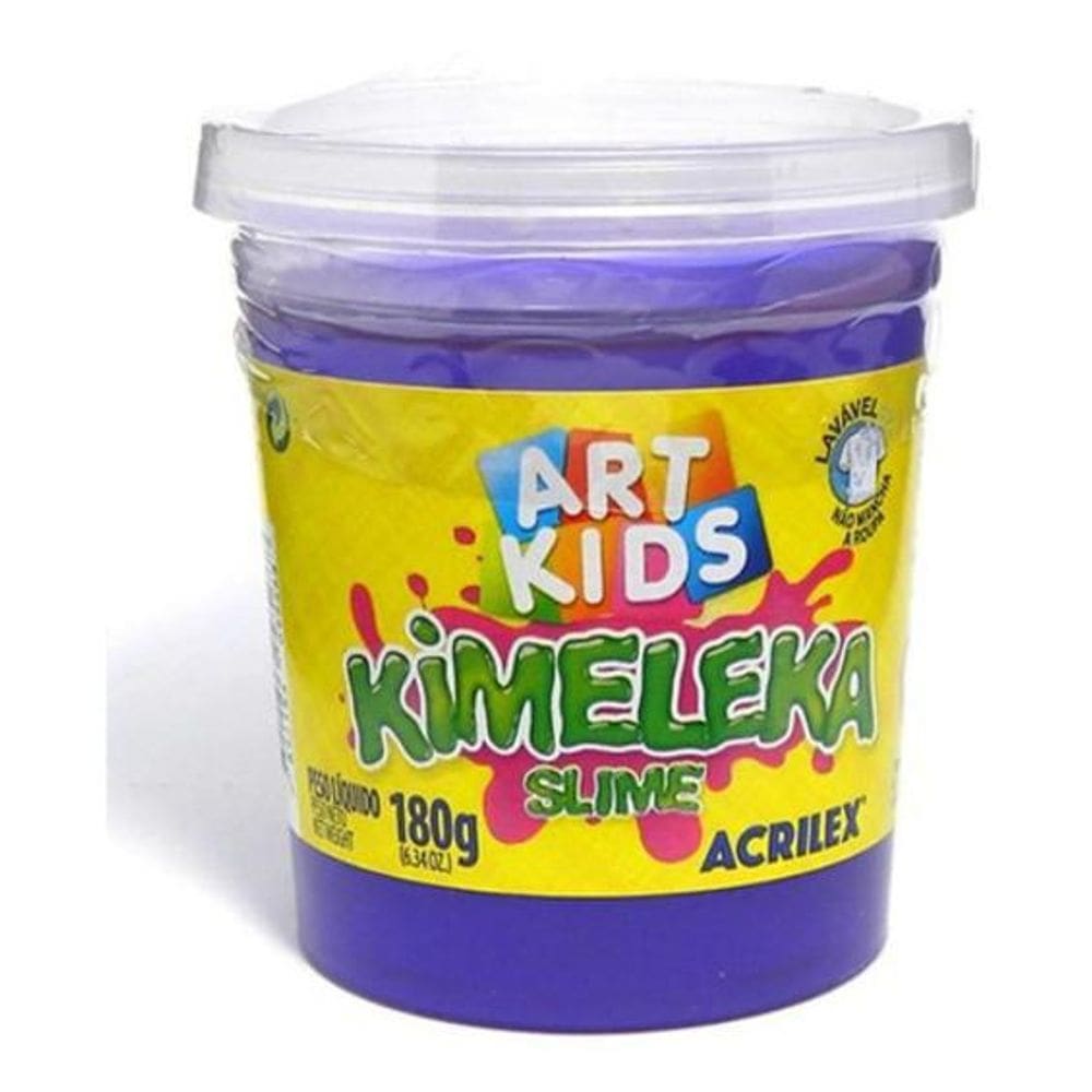 Kimeleka Slime Art Kids Acrilex 180g - Não Tóxico