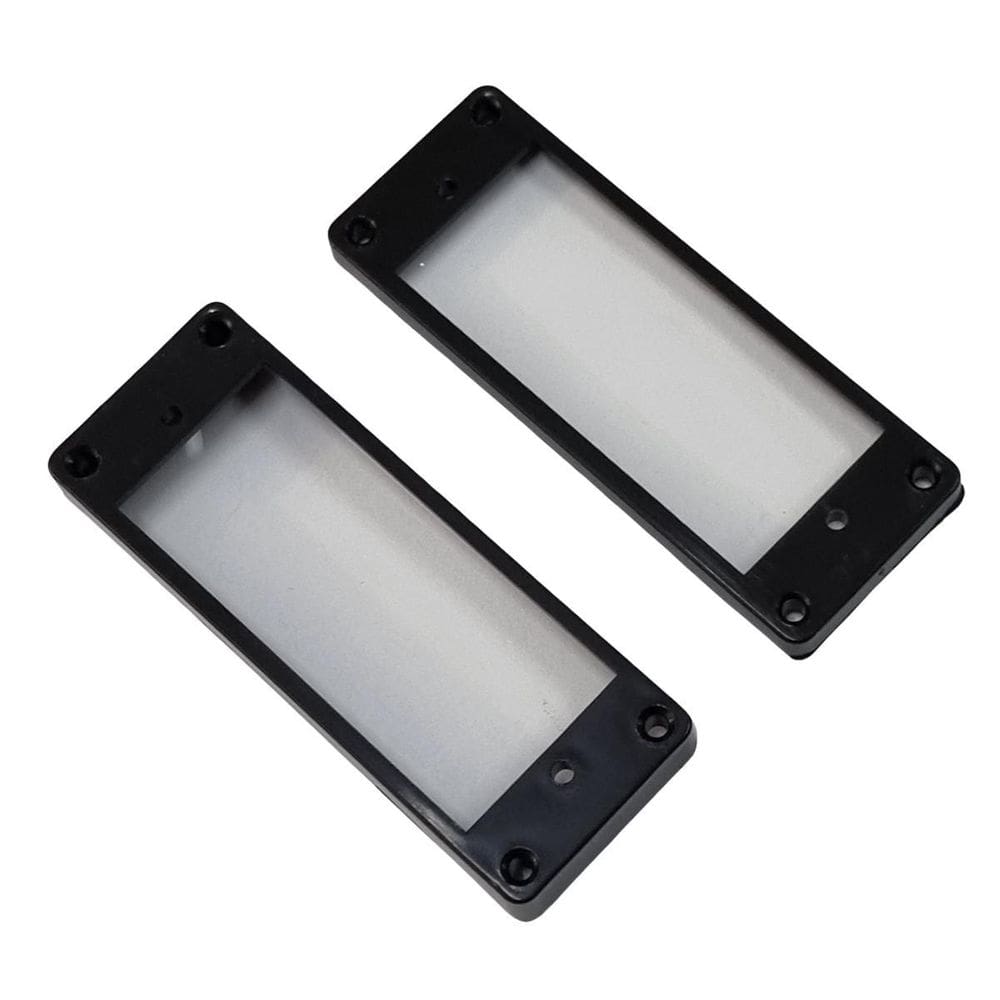 Moldura Para Captador Abs Mini Humbucker Preto Abs Par