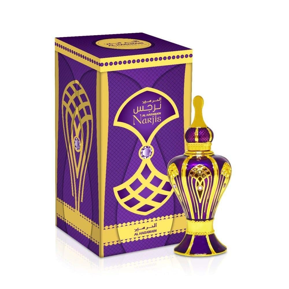 Perfume Al Haramain Narjis, óleo de perfume, 15 ml, unissex