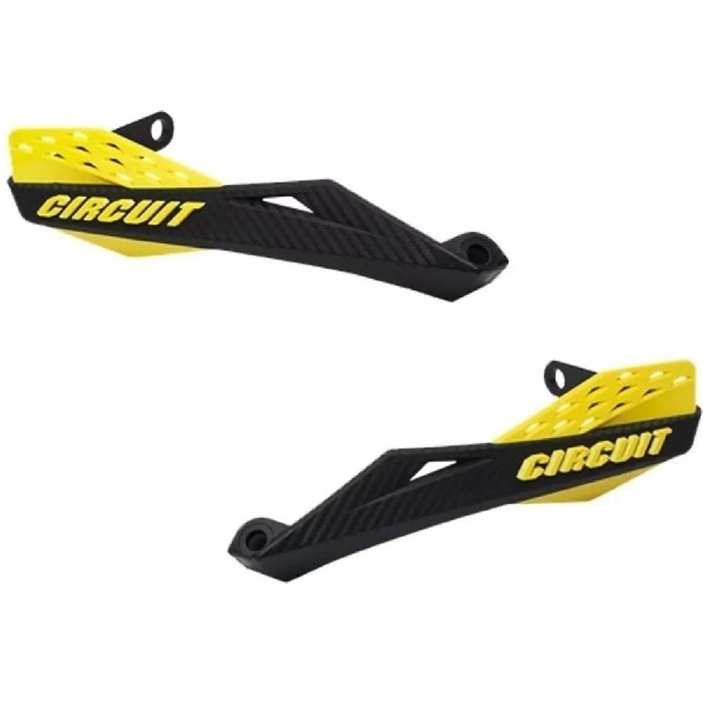 Protetor Mão Carbono Fenix Circuit Bros Falcon Xre Amarelo