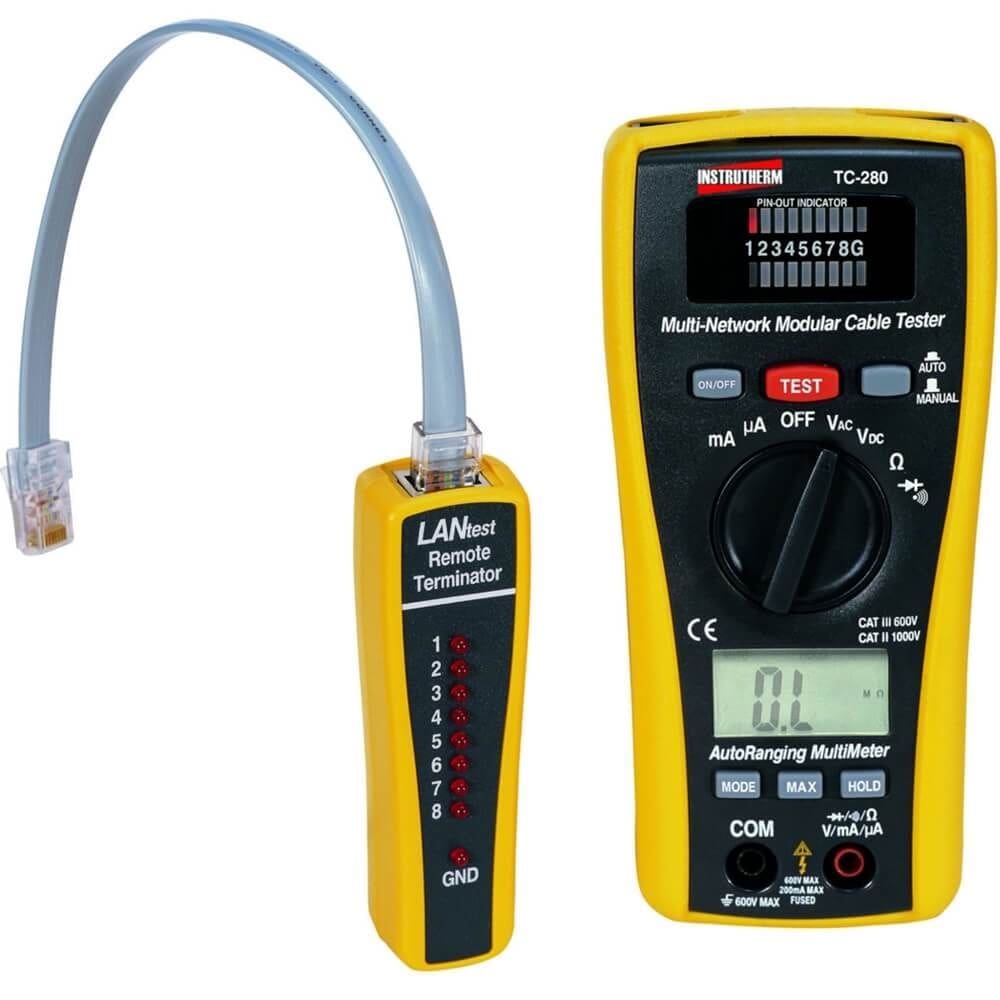 Testador de Cabos e Multímetros TC-280 - 04411 - INSTRUTHERM