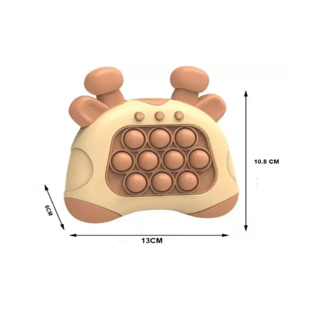 Brinquedo Pop-It Educativo Divertido Anti Girafa