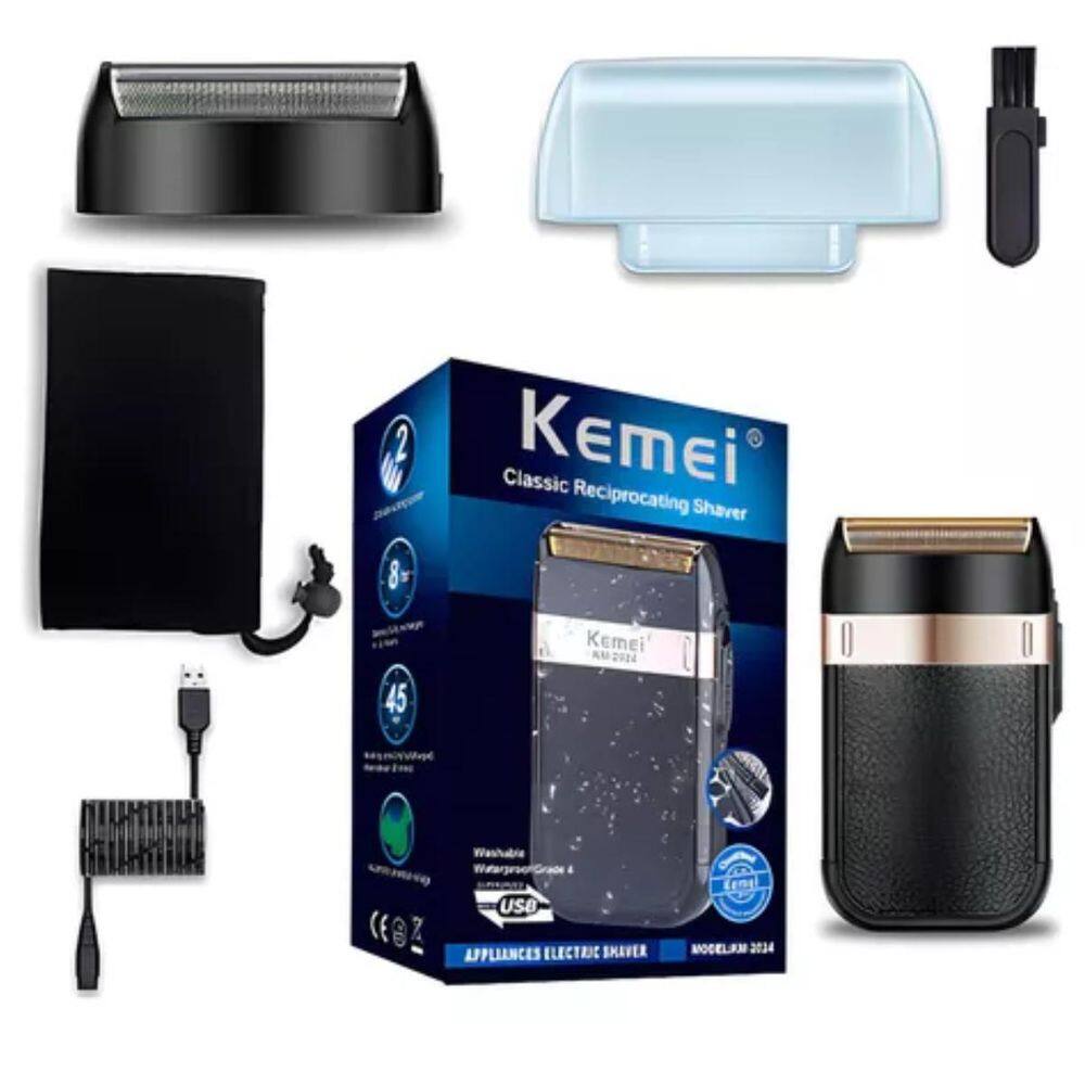 Barbeador Kemei 2024 Bivolt Barba Top