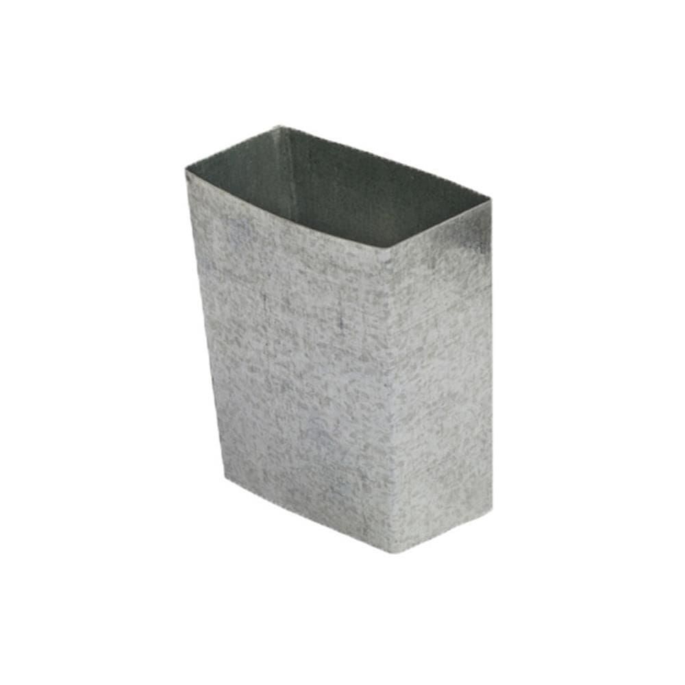 Bocal Retangular Zincado 3”” Com 28cm - LESTE CALHAS