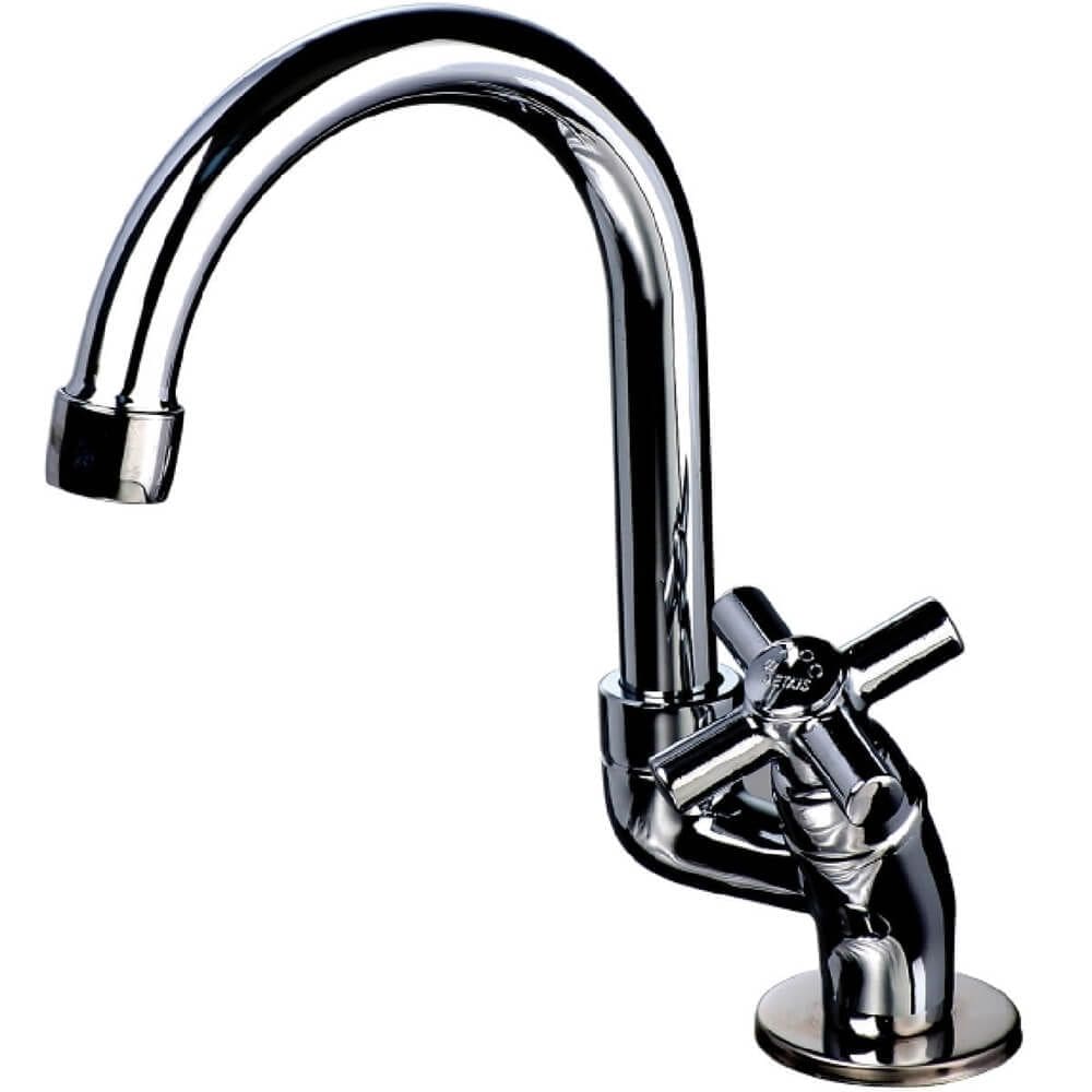 Torneira Master Bica Móvel 1/4 de Volta para Lavatório C/66 1187 - 11258 - STOC