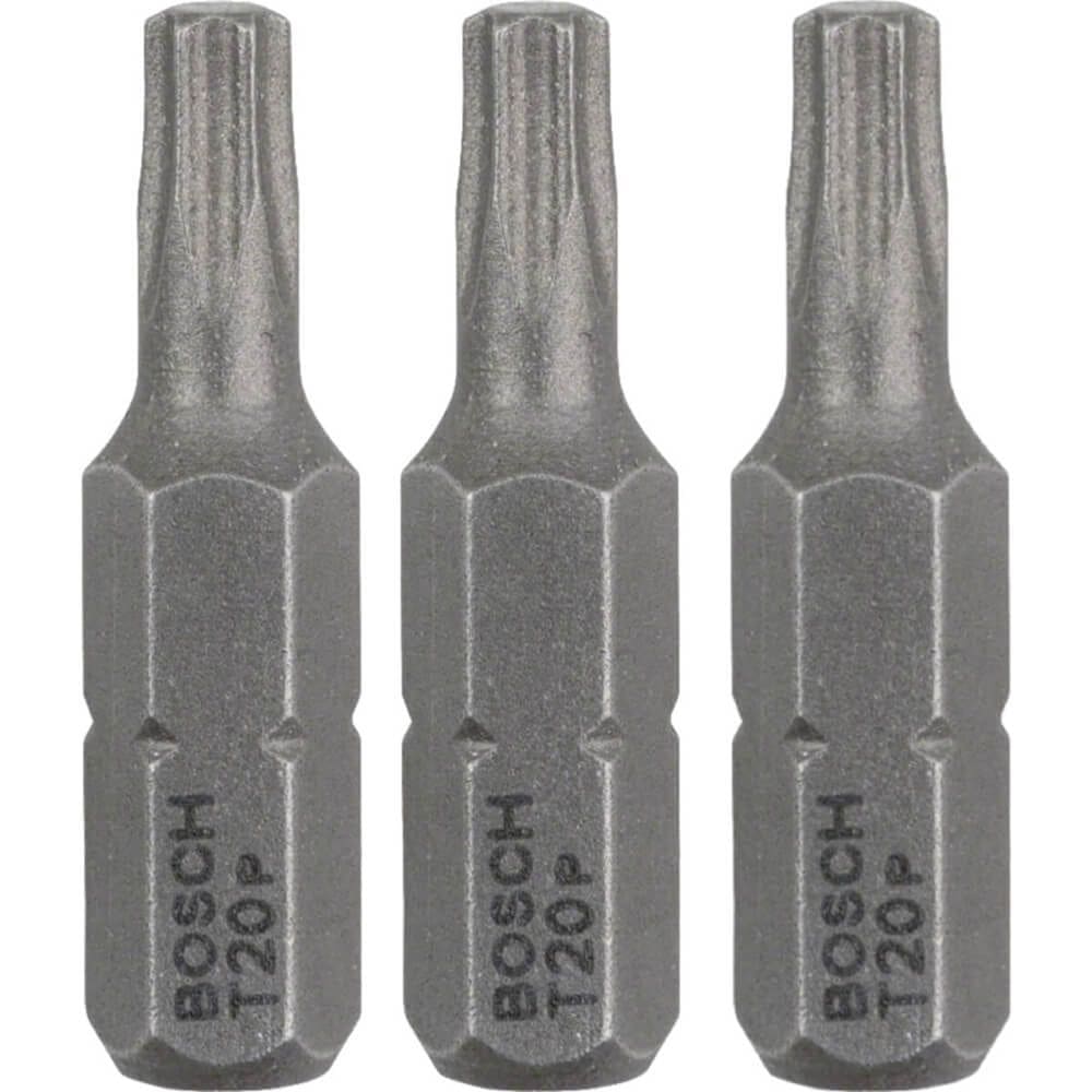 Bits Torx Extra Hard T20 25mm 3 Unidades - 2607001611000 - BOSCH