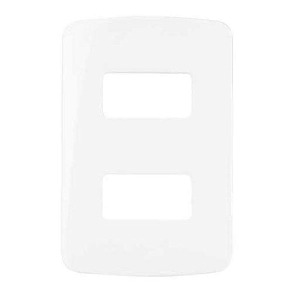 Conjunto Placa 4X2 2 Postos Margirius Linha B3 Com Suporte