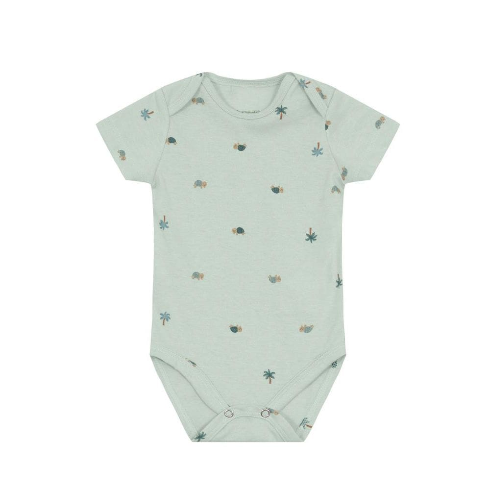 Body bebê menino de tartaruga Brandili Baby