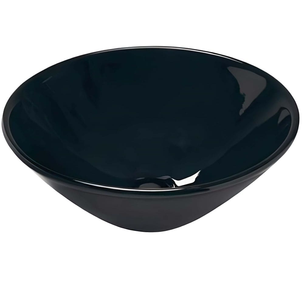 Cuba de Apoio Redonda 380mm Preta - ICA112 - ICASA