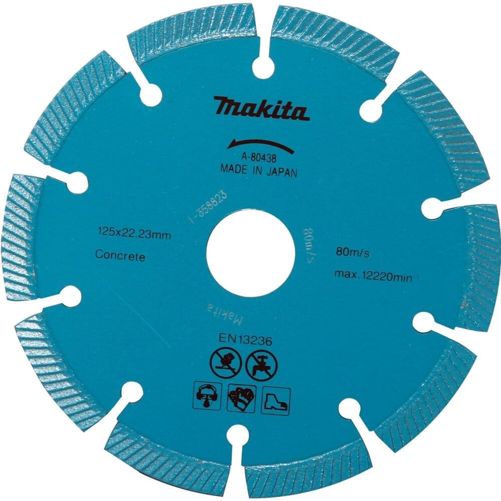 Disco Diamantado Segmentado a Seco 125mm - A-80438 - MAKITA