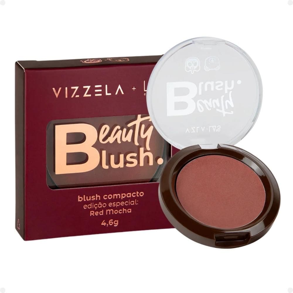 Blush Compacto La`s Clothing Red Mocha Edição Especial