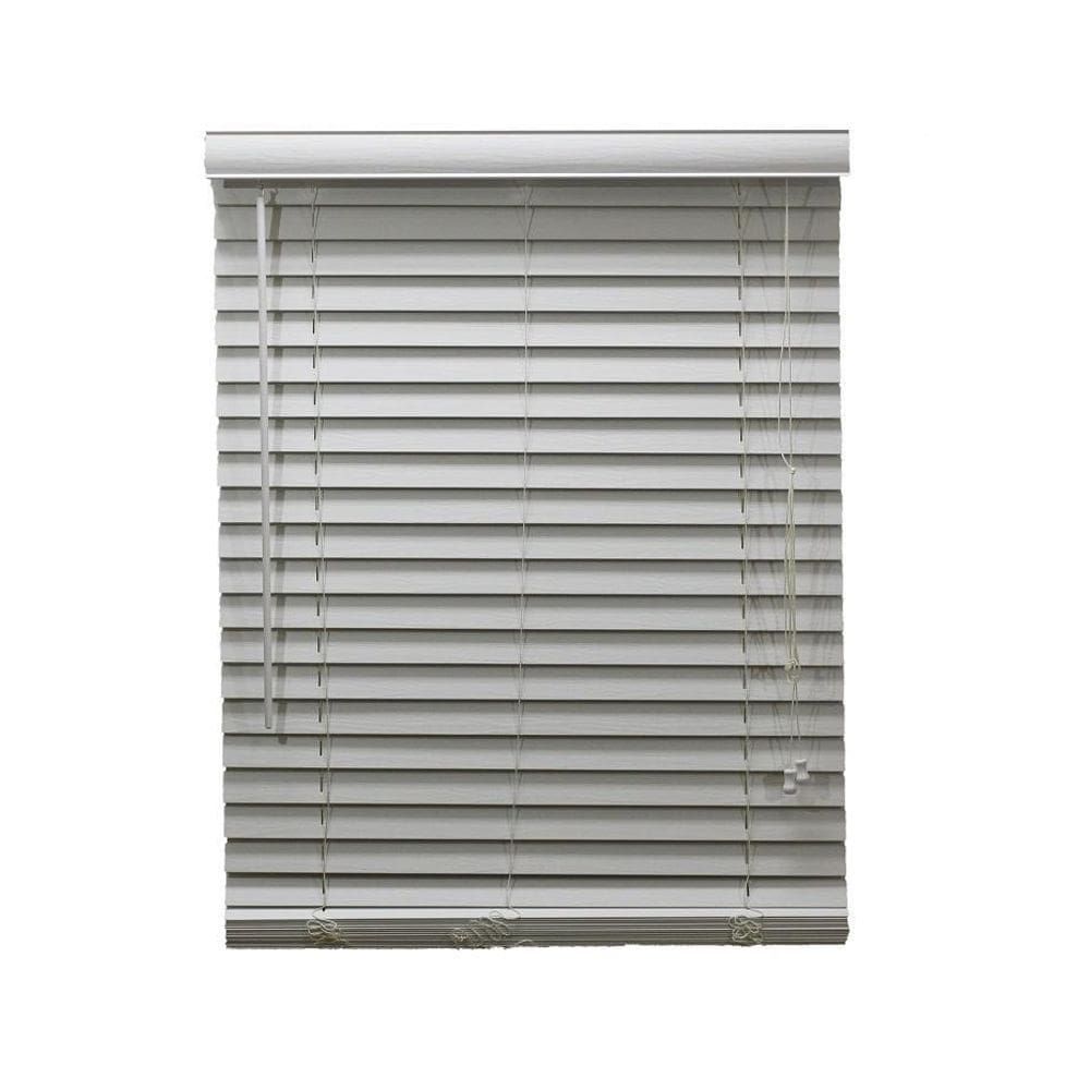 Persiana Horizontal Pvc 50Mm Branca 120 L X 220 A Cm Cortina