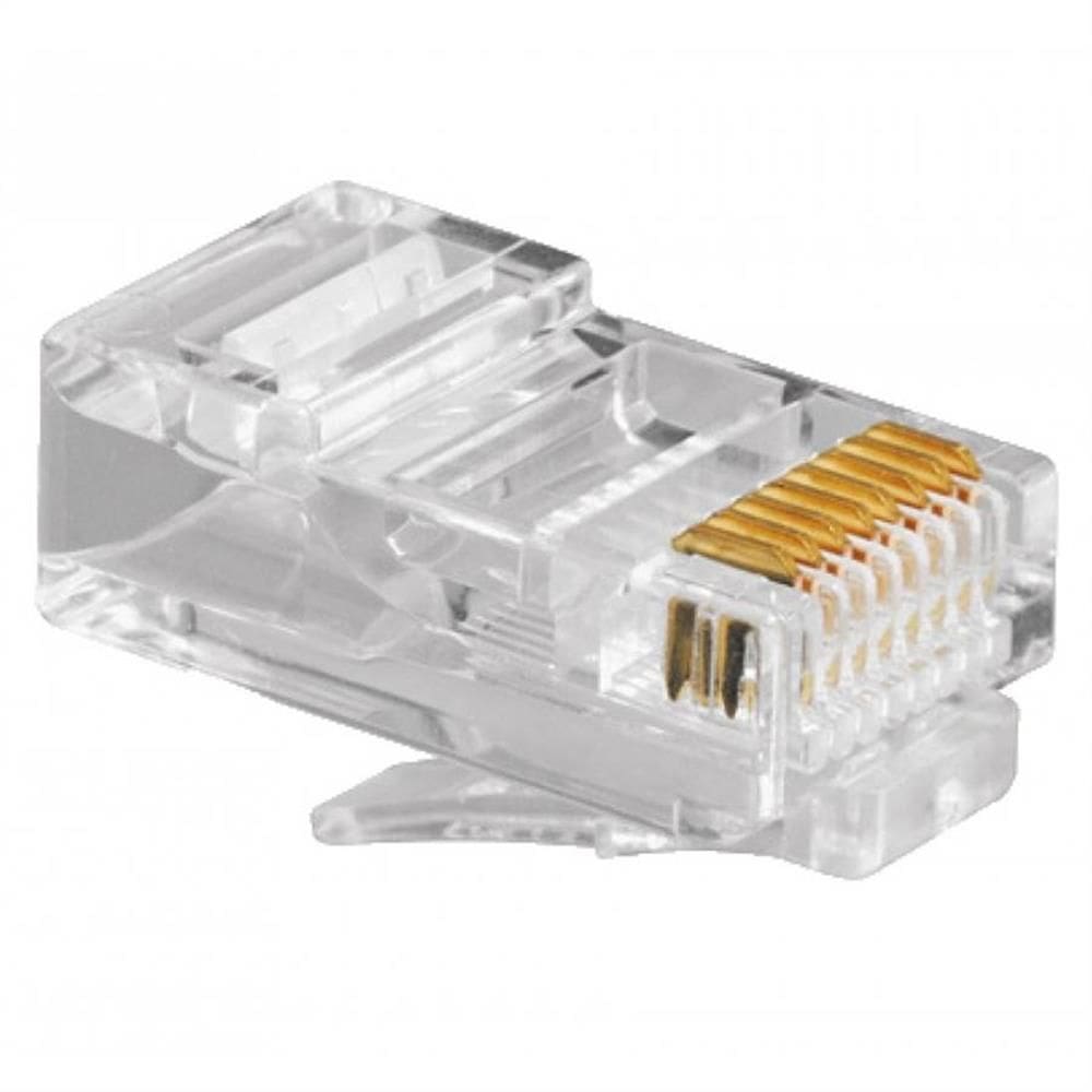 Conector para Cabo de Rede RJ45 com 4 Peças - CON613 - FOXMIX