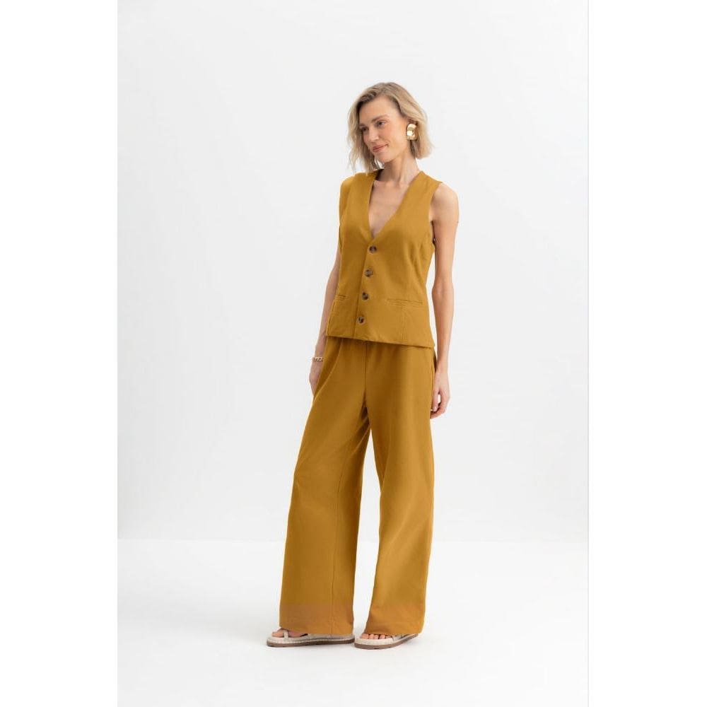 Colete feminino em flaks Essendi - G