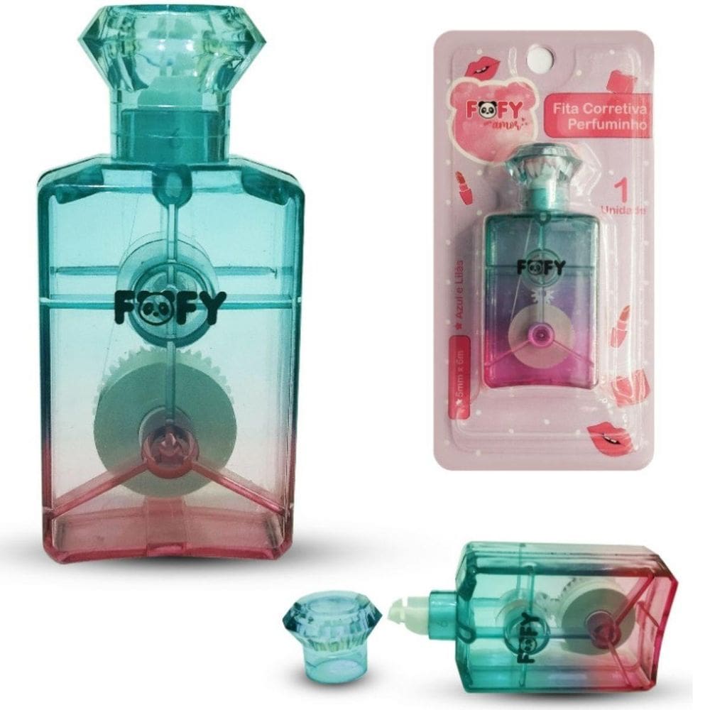 Fita Corretiva Perfuminho Azul E Lilas - Ff6516 - Fofy