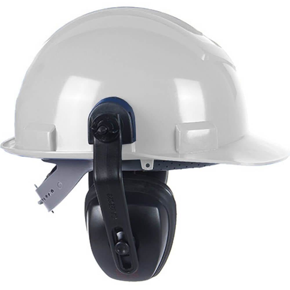 Capacete Branco com Abafador - 3180 - Ledan