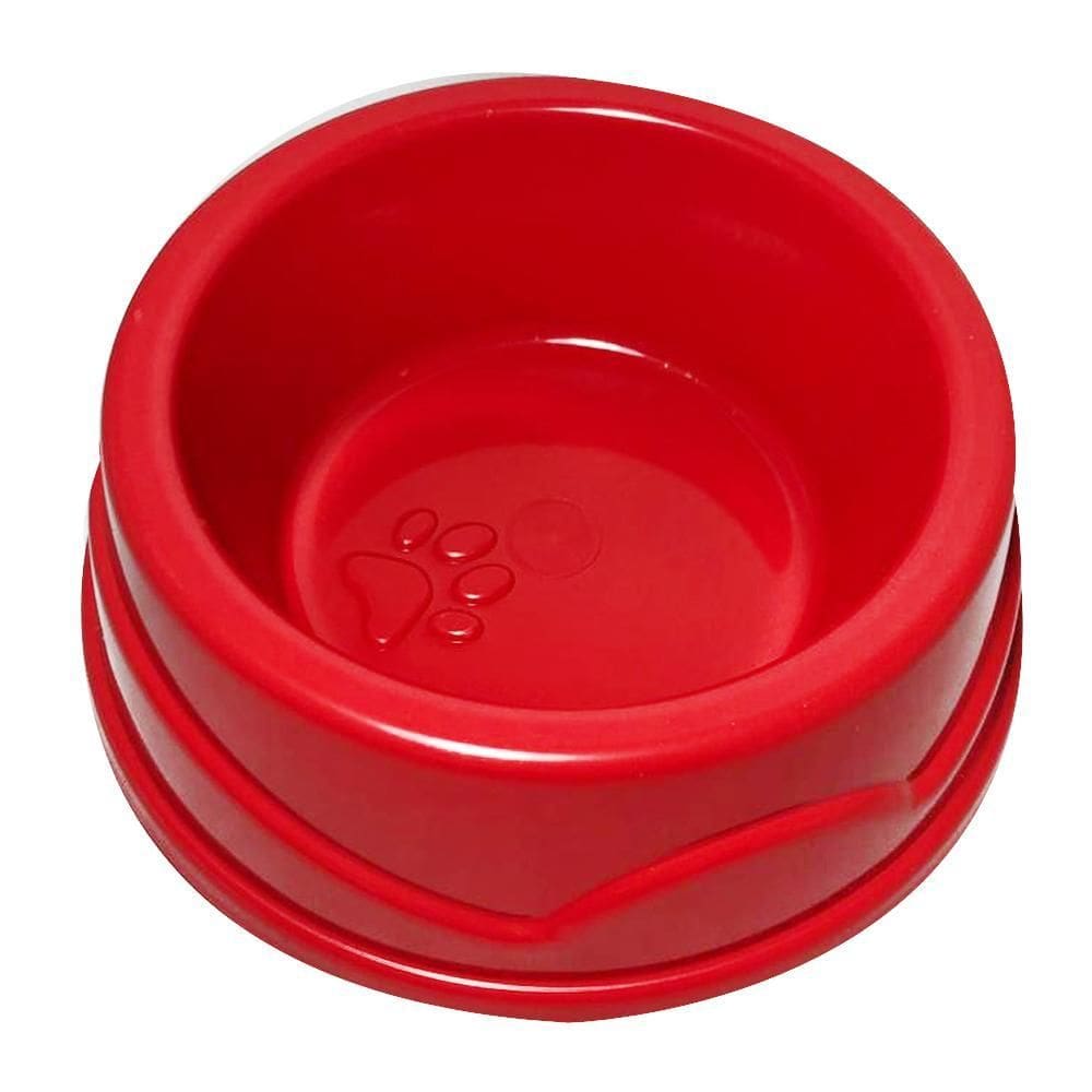 Comedouro De Plástico Grande 300Ml Four Plastic - Vermelho