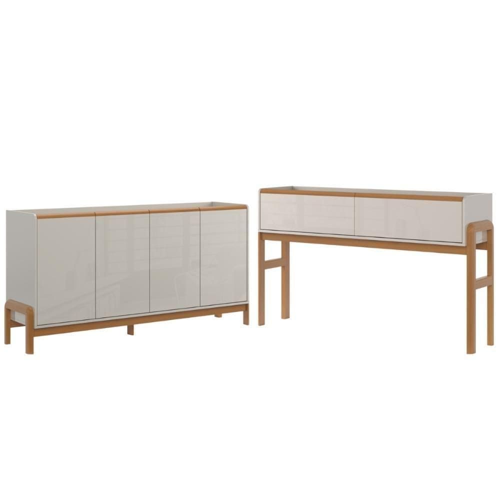 Aparador Buffet Paris Off White-jequitiba