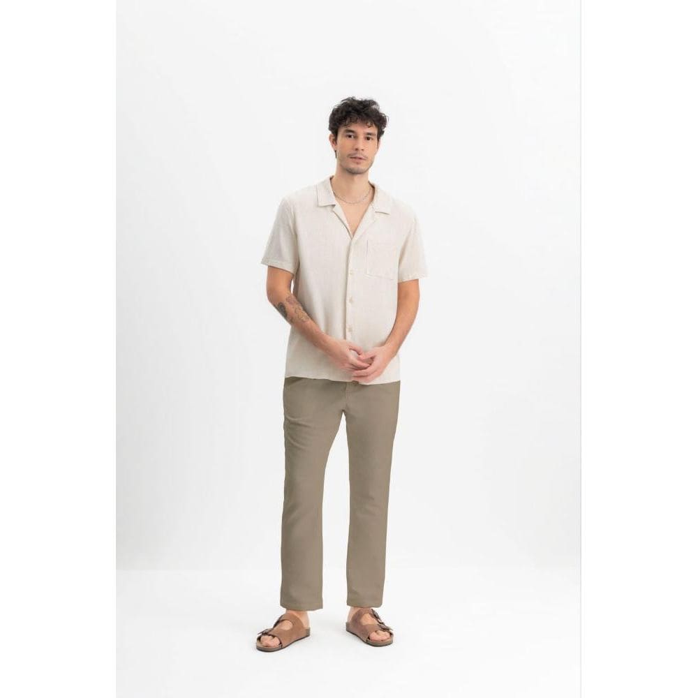 Camisa masculina em viscolinho Essendi - G