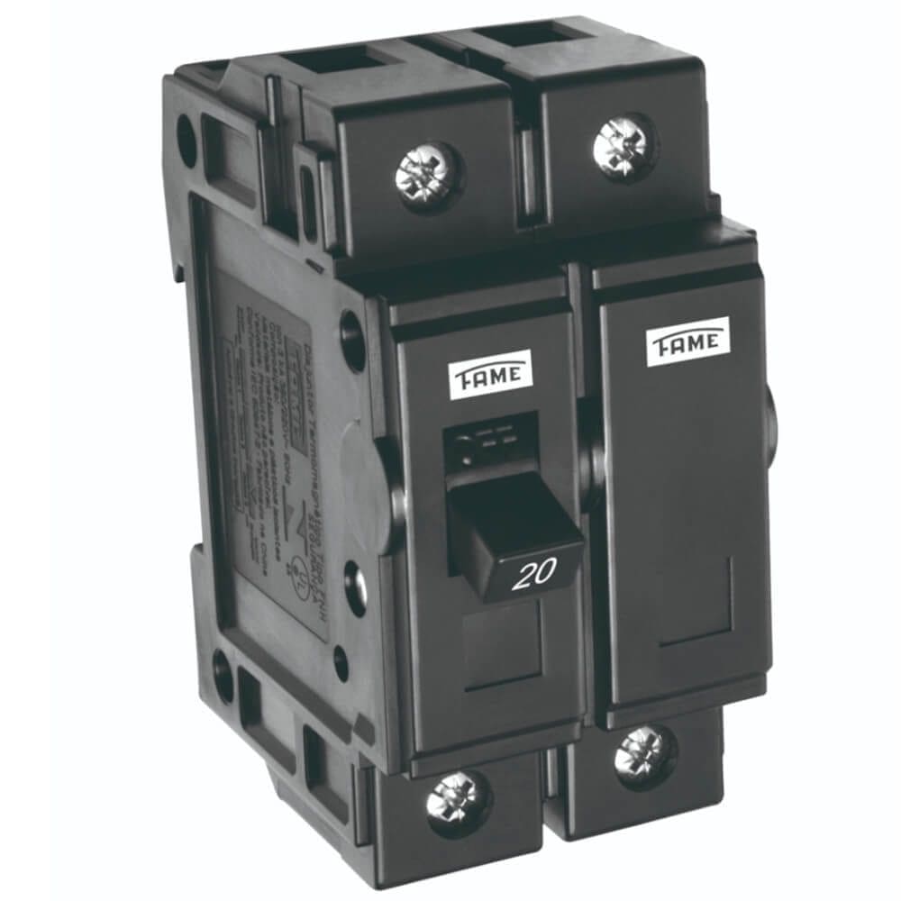 Disjuntor NEMA Bipolar FN 2P de 20 Ampères - 5162 - FAME