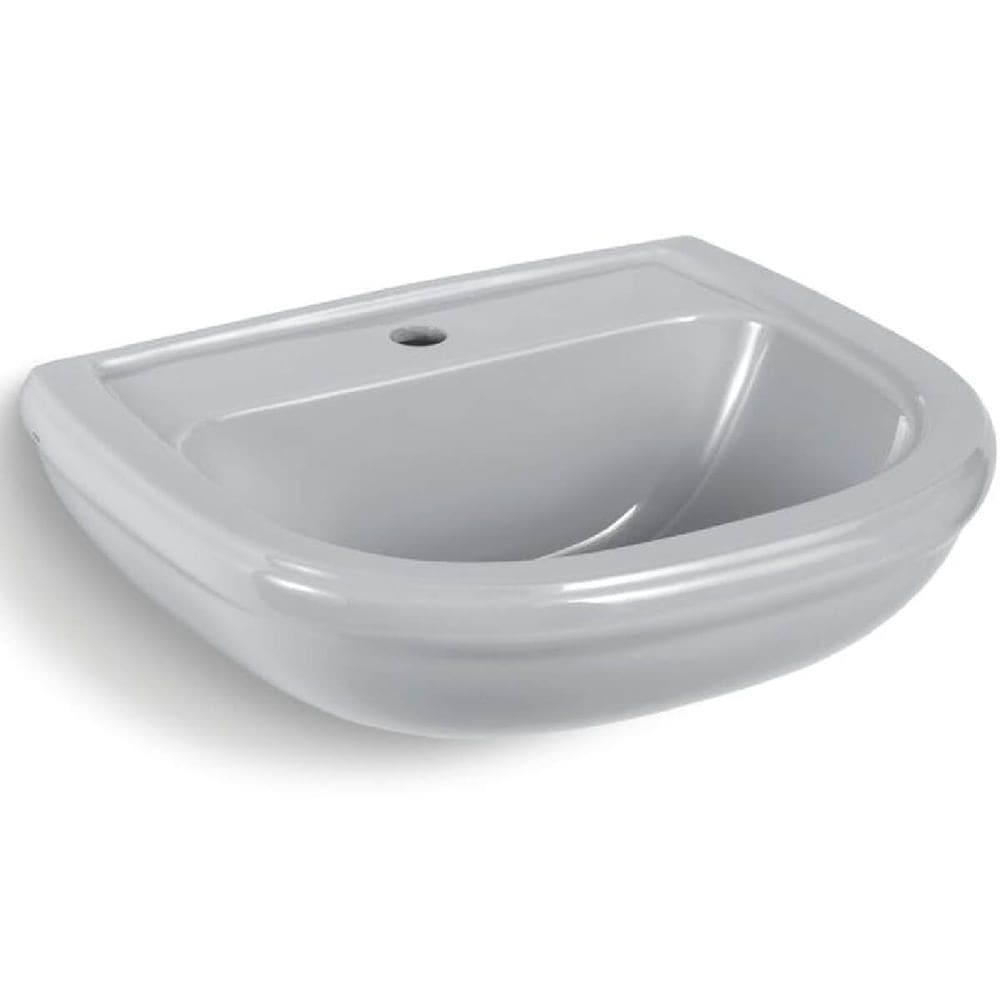 Lavatório para Coluna Sabatini 53x44cm Cinza Claro - IL503 - ICASA