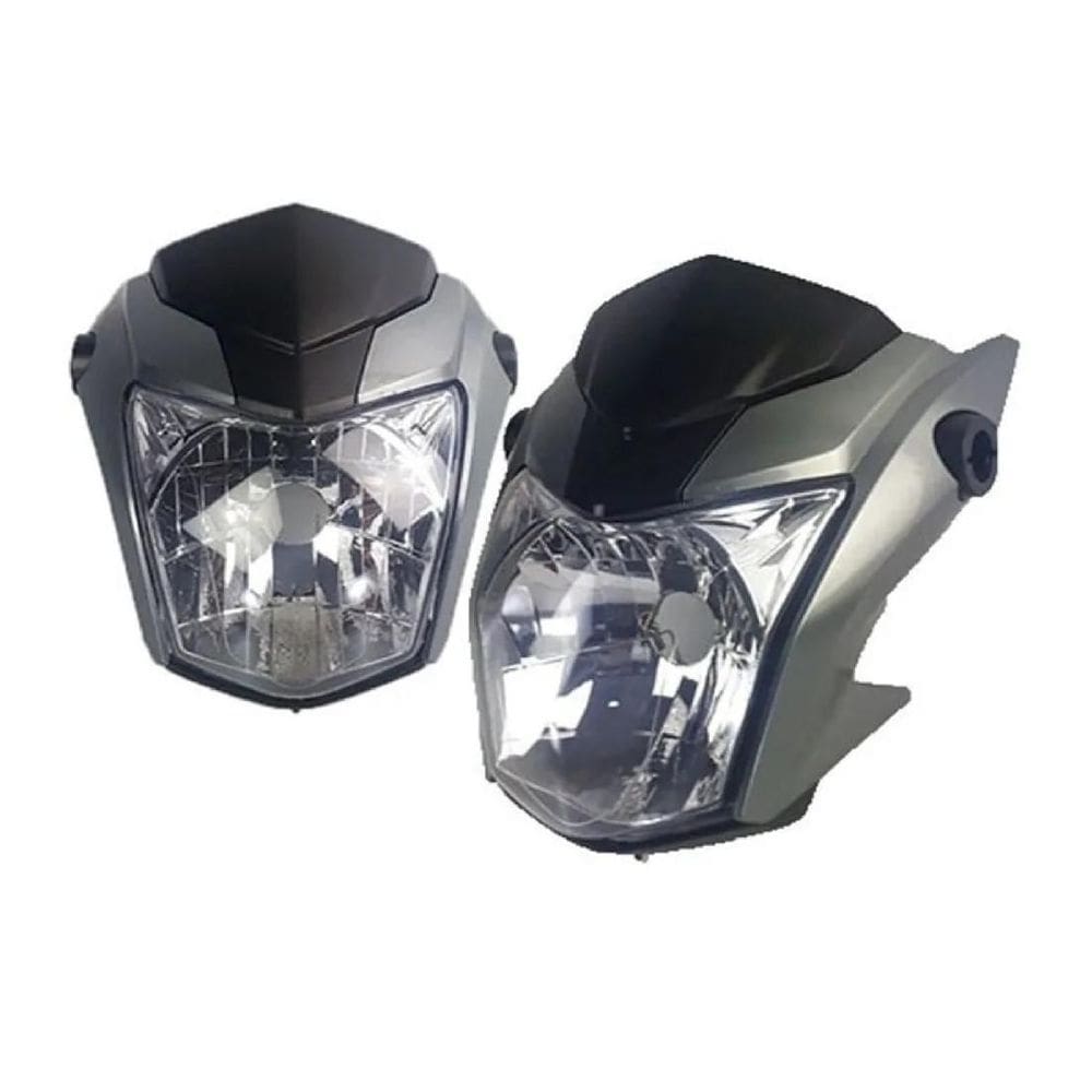 Frente Farol Prata Force Aranha Pisca Cg Titan 160