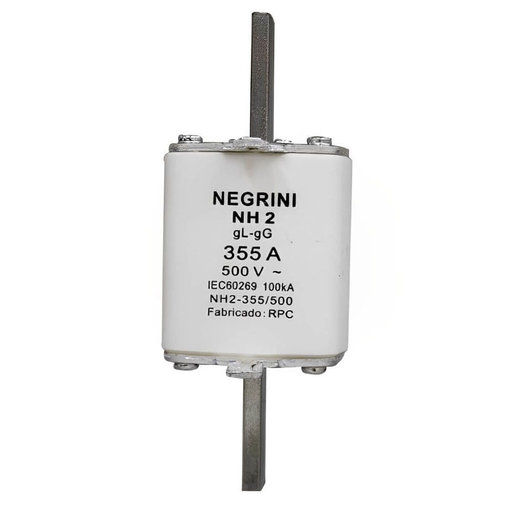 Fusível NH2 355A x 500 Volts- NH-2-355/500 - NEGRINI