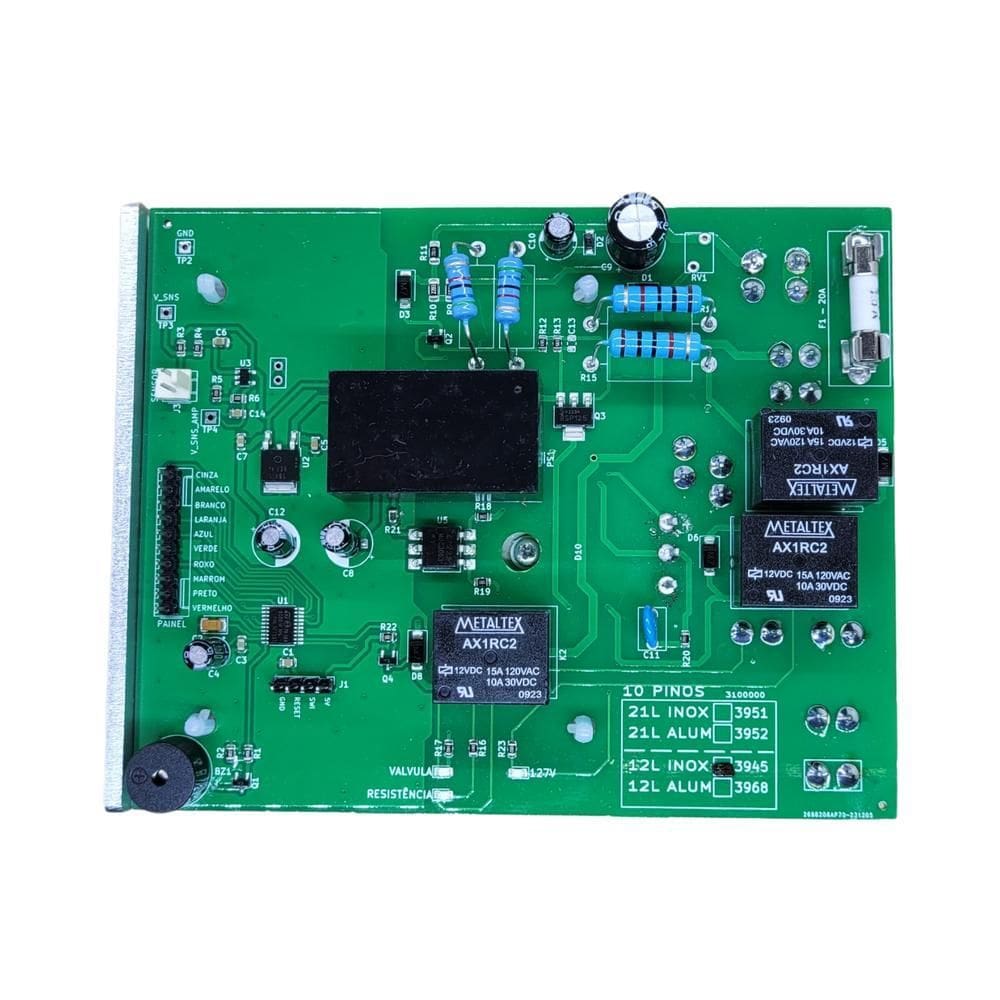 Placa Comando Autoclave 12L Inox Gnatus/ Saevo/ Dabi/ D700