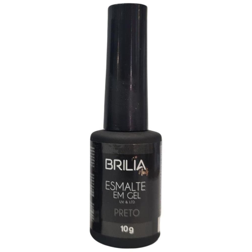 Kit Brilia Nais Esmaltes Essencial Preto + Branco