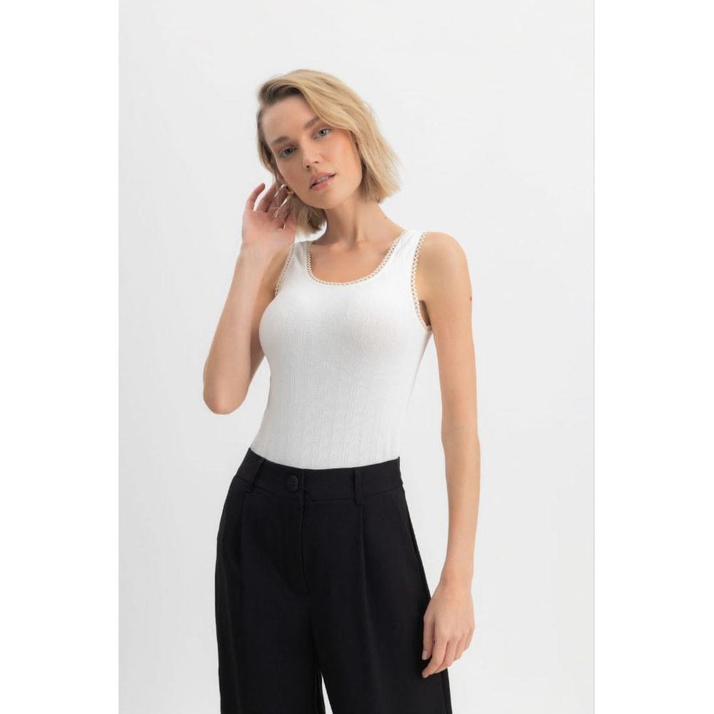 Blusa feminina canelada Essendi - G