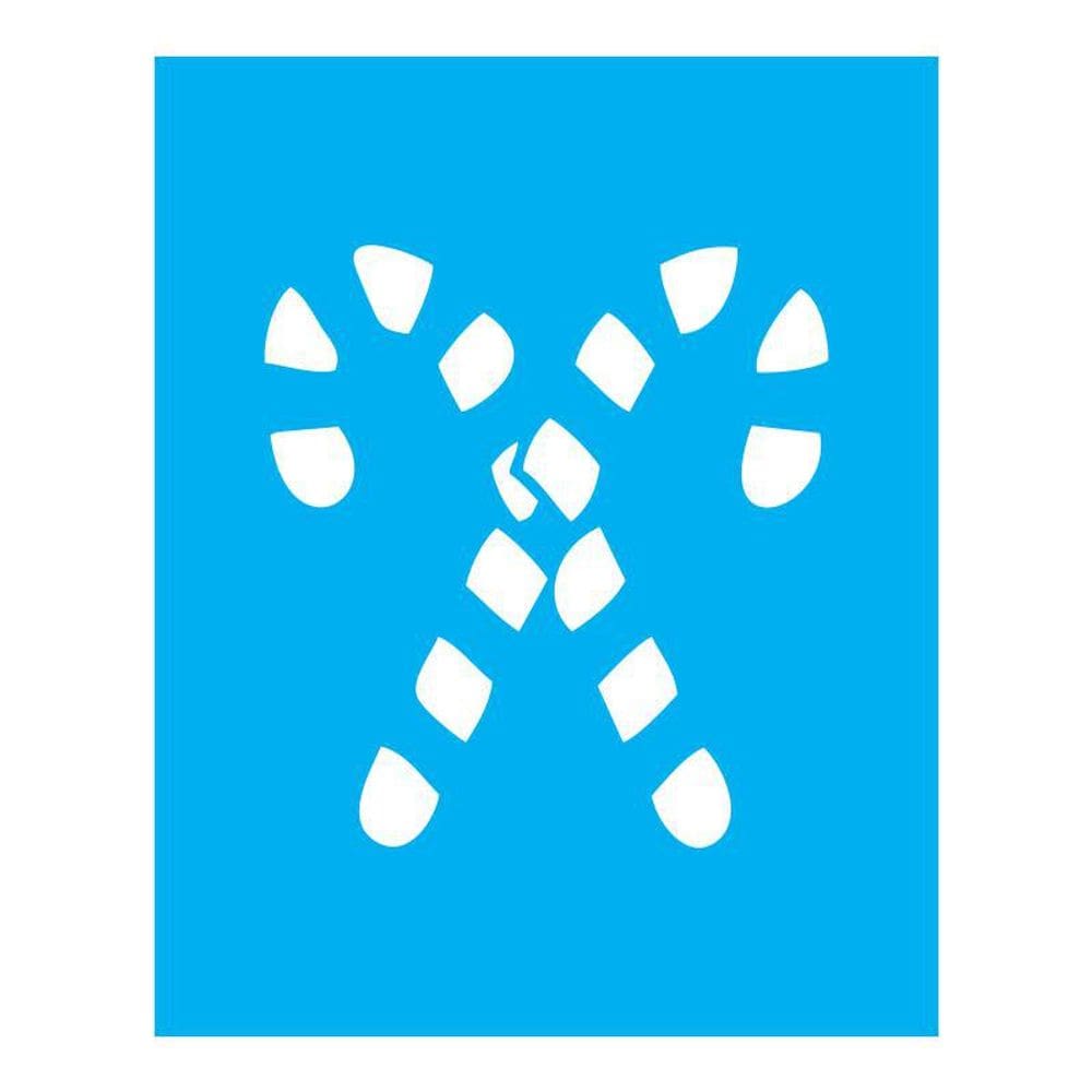 Stencil Tamako Bengalas Natal - 20X25Cm - Ref B647