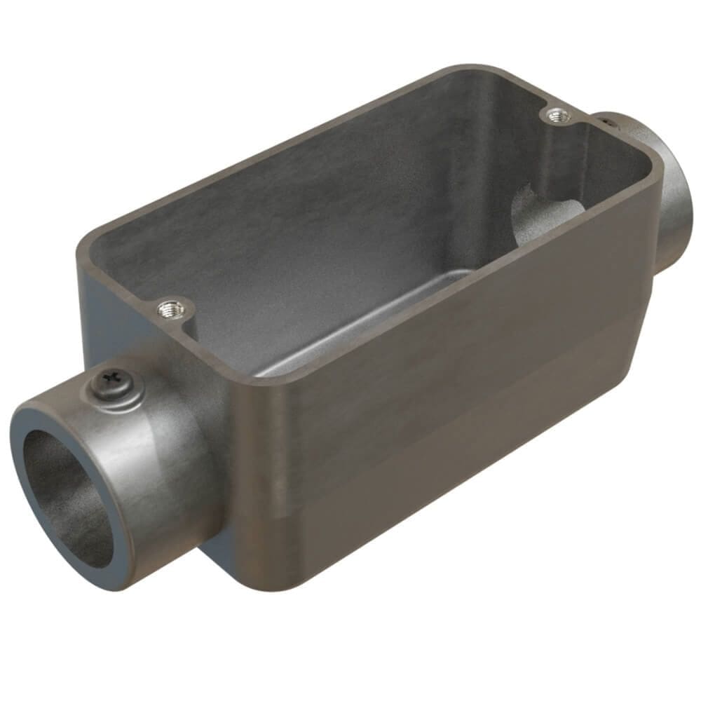 Caixa de Derivação Fixa Conduletzel sem Pintura Tipo C de 1/2”” sem Tampa - E012020026 - WETZEL