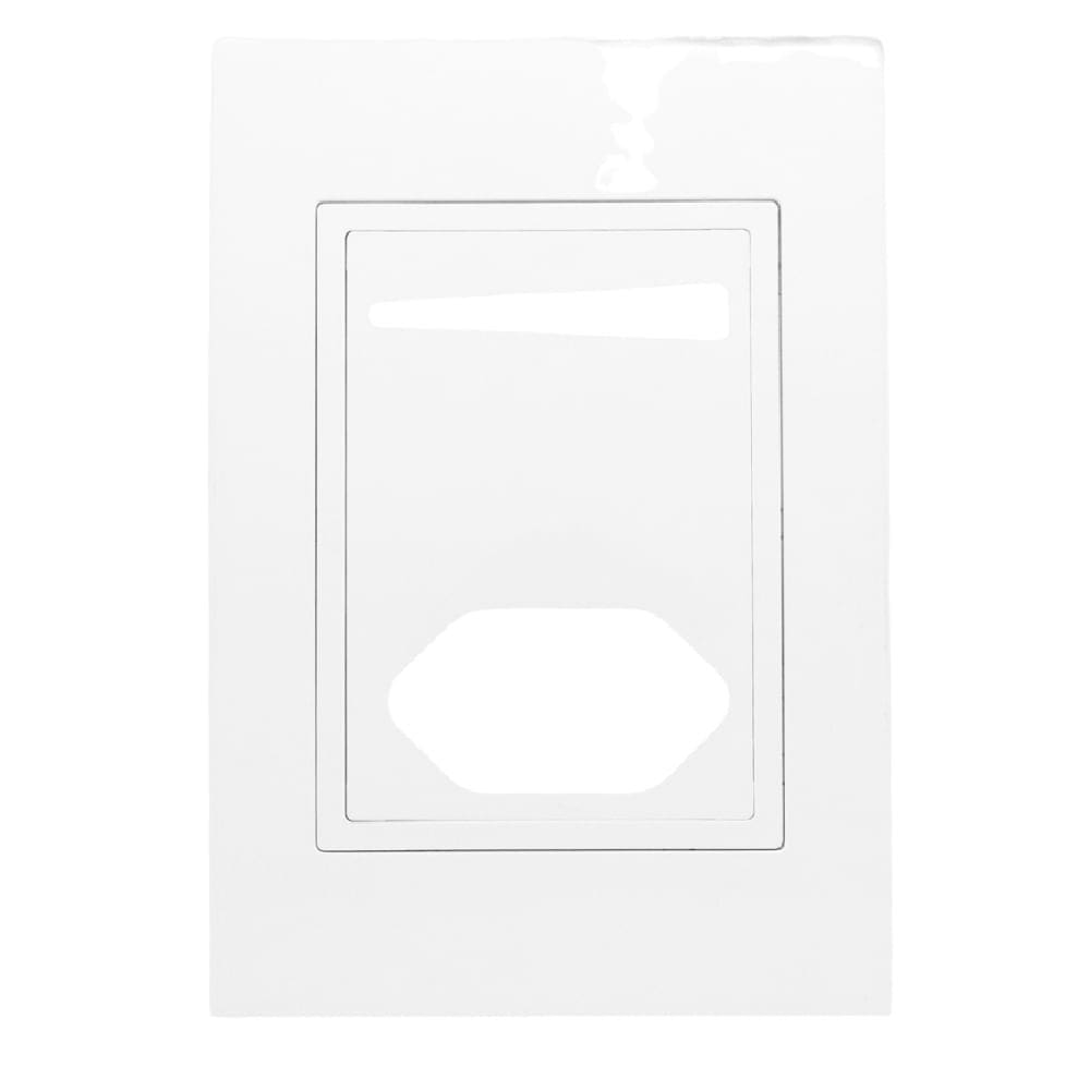 Placa 4x2 com 1 Interruptor e 1 Tomada com Suporte - RVB-1300/78 - RAVENNA