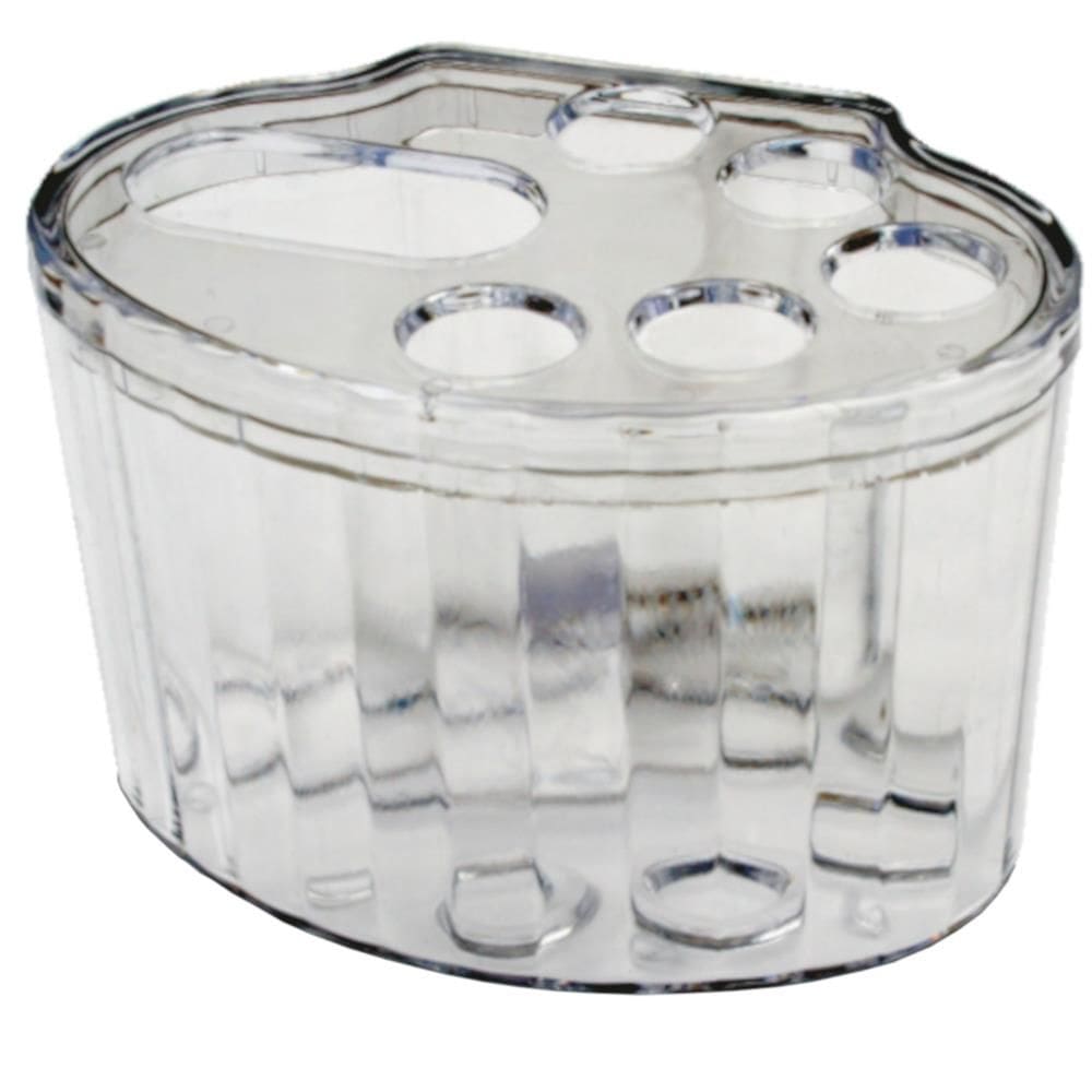 Porta Pasta e Escova de Dentes Cristal - 154C - DAIVAK