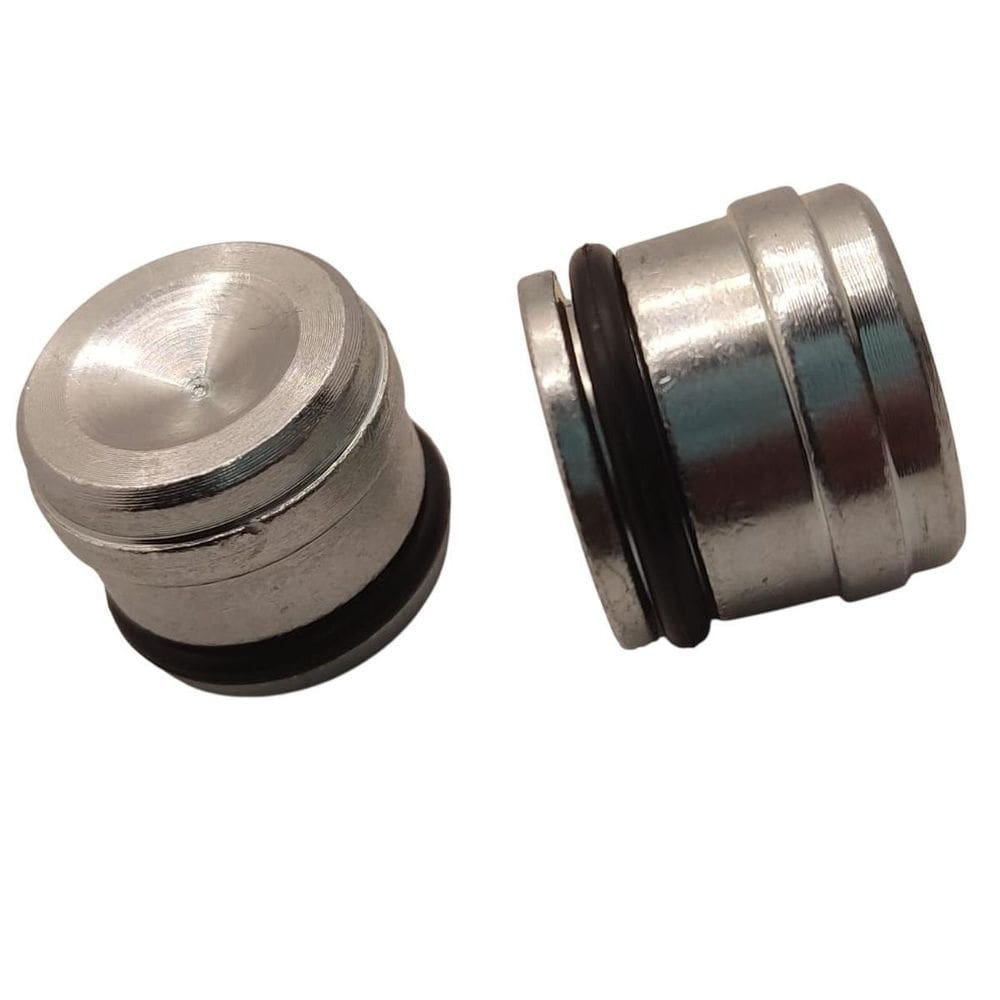 Porca Cilindro Bengala + Anel Vedação Biz 110I Biz 125 Par