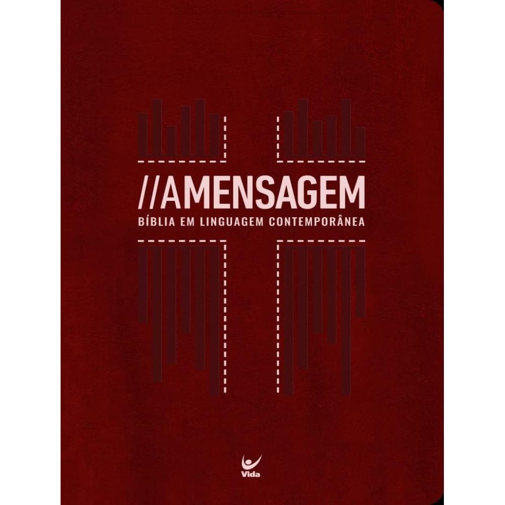 Biblia - A Mensagem Letra Gigante Vermelha - Biblia Em Linguagem Contemporanea