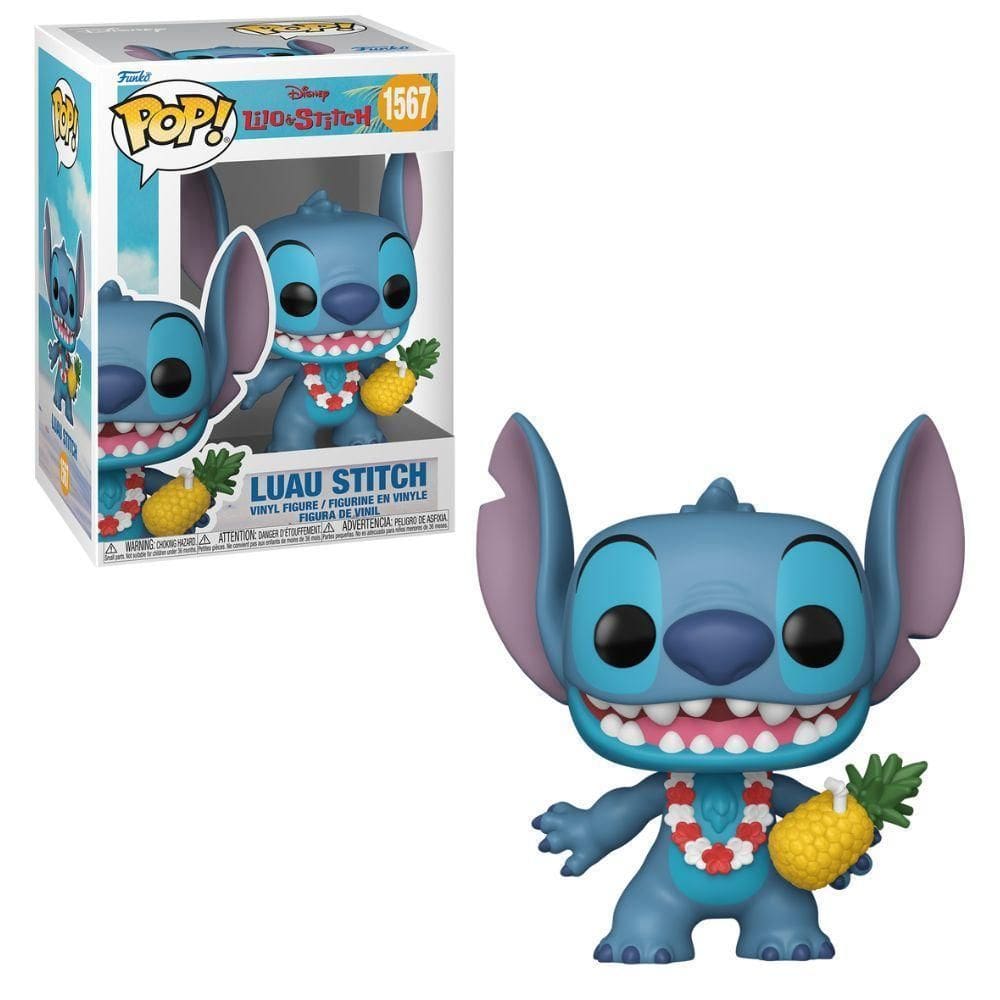 Boneco Funko Pop Disney Lilo & Stitch - Luau Stitch