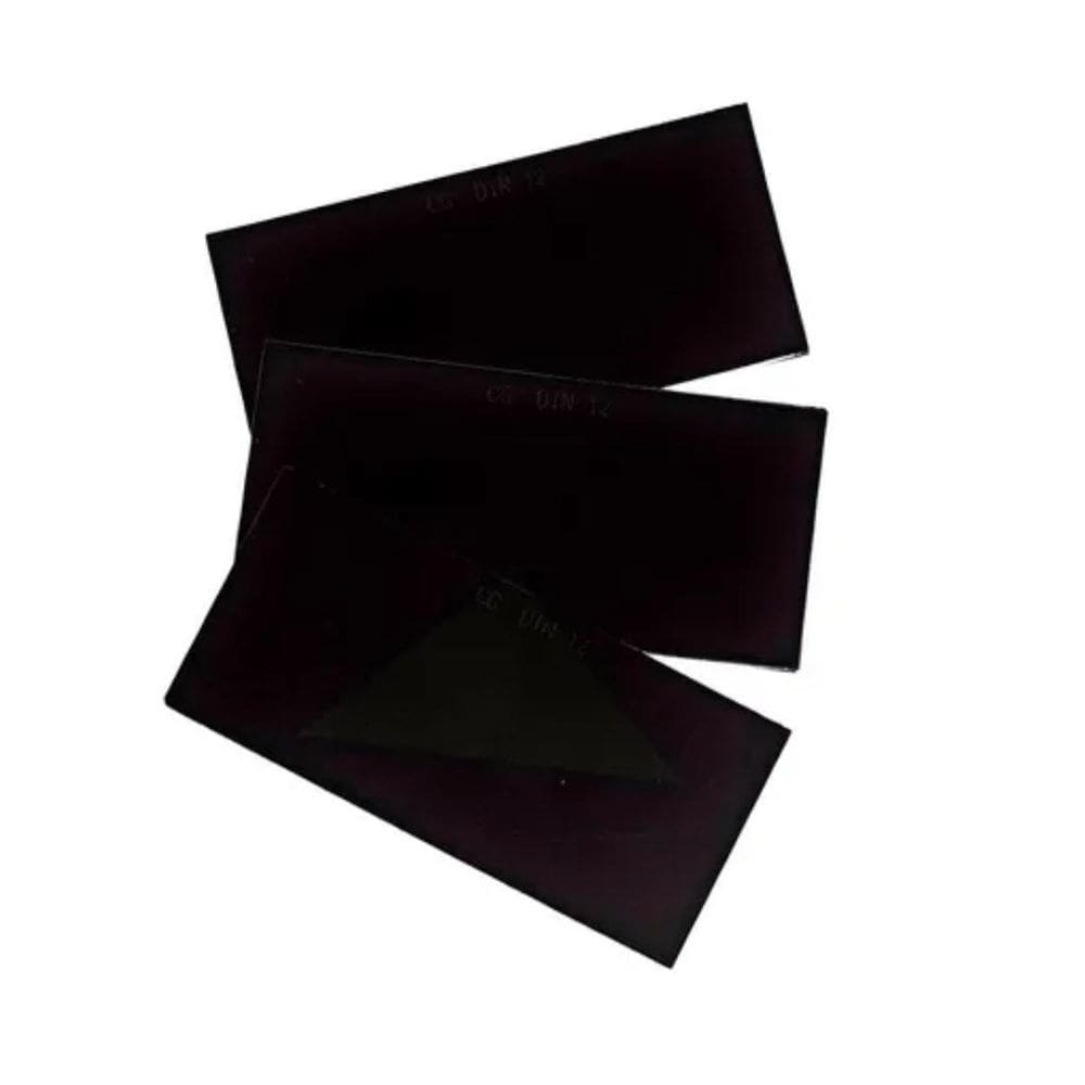 Kit 3 Un Vidro Escuro Para Máscara Solda Nº12 Brasfort