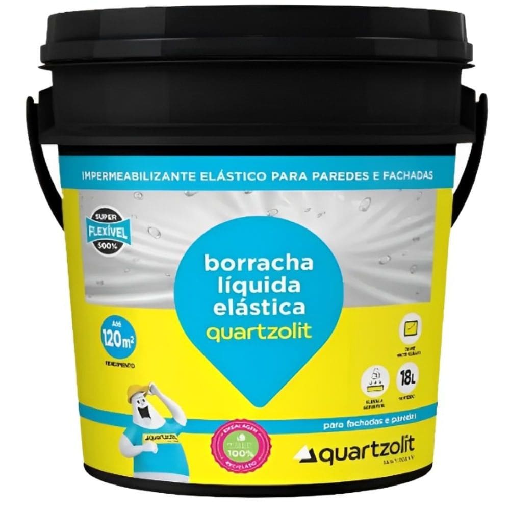 Borracha Líquida De 18kg Branco - 0711.00000.0018BA - QUARTZOLIT