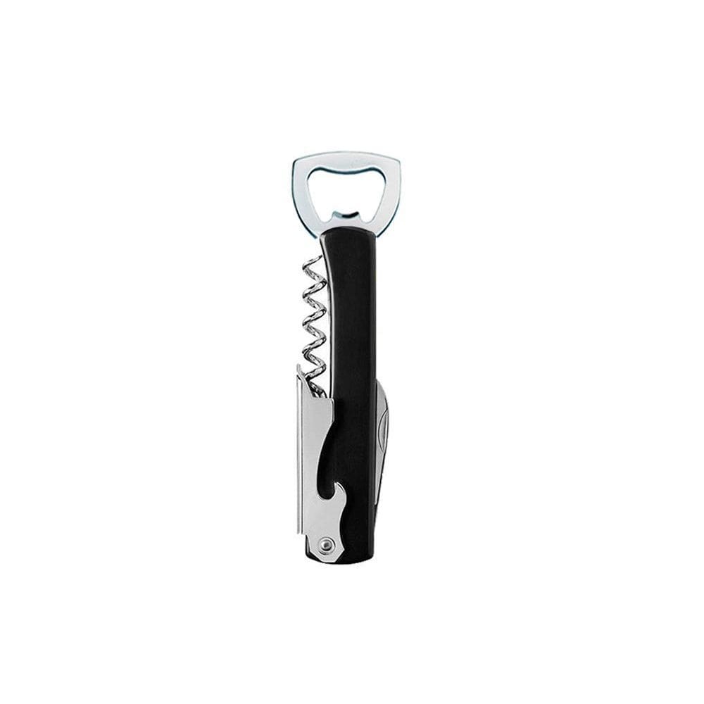 Abridor Saca-Rolhas Multiuso Inox Vinho Cerveja E Garrafas